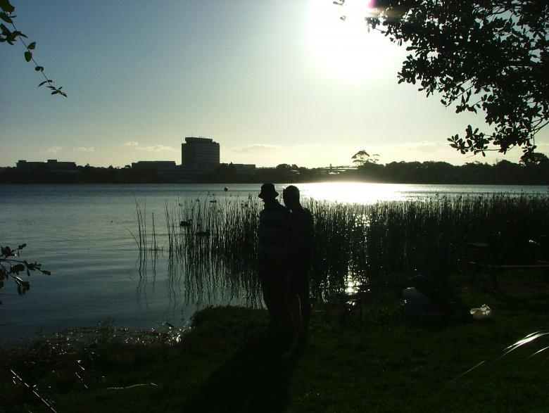 Free stock image of Fishing Silhouette Lake created by James Walton