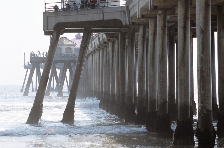 Free stock image of Huntington beach pier created by vickie cook