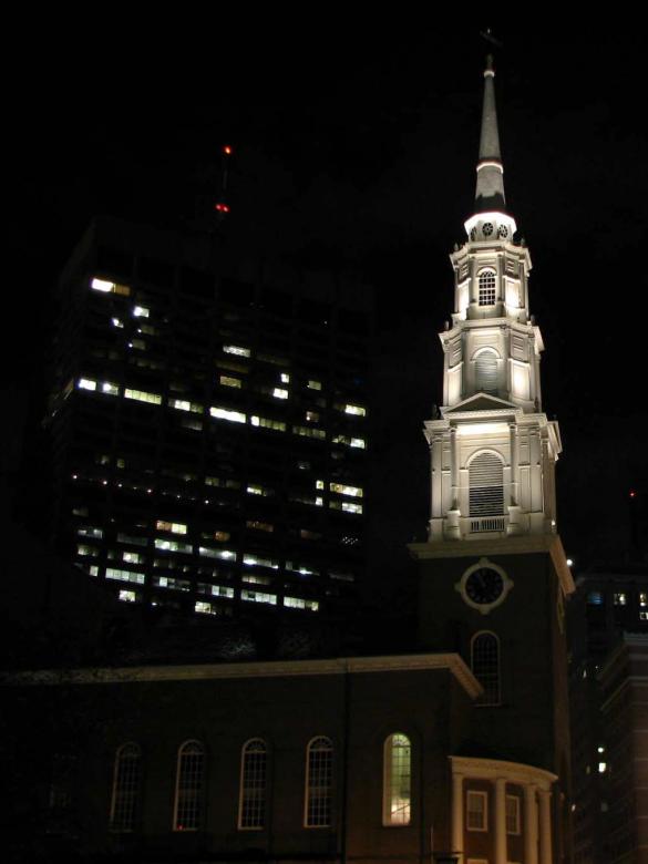 Free stock image of Lighted clock tower created by Sundeep Goel