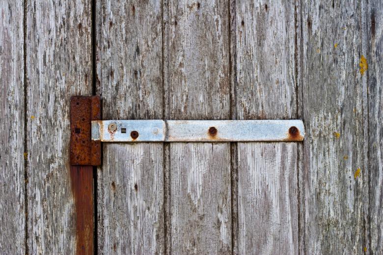 Free stock image of Rusty Hinges on Wood created by Bjorgvin