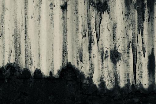 Free Stock Photo of Black and white rust