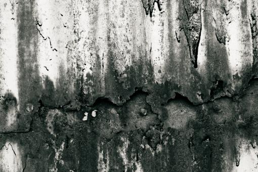 Free Stock Photo of Black and white rust