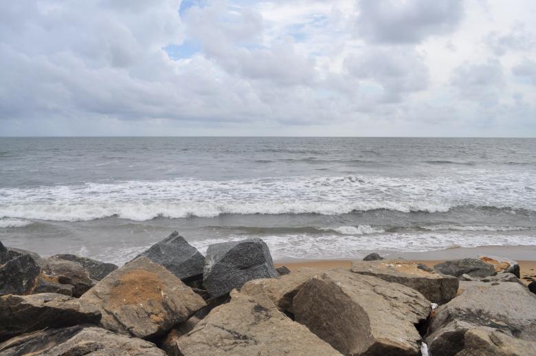 Free stock image of Stones on the beach created by Sainath Chillapuram