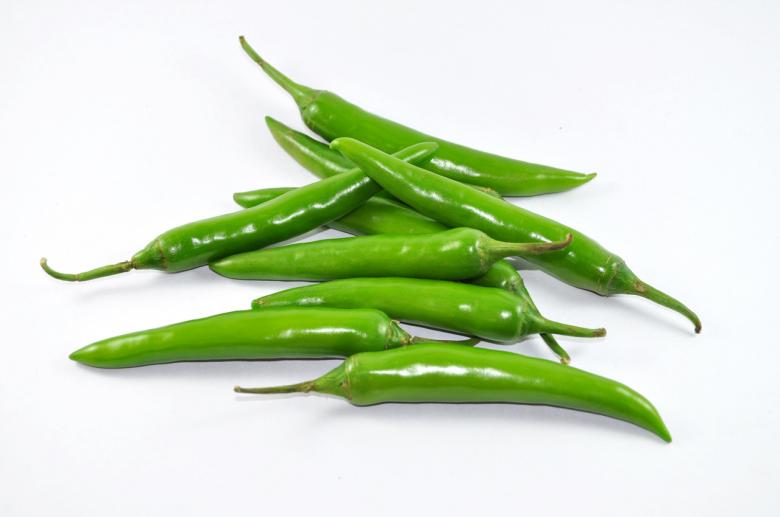 Free stock image of Spicy green chillies created by Sainath Chillapuram