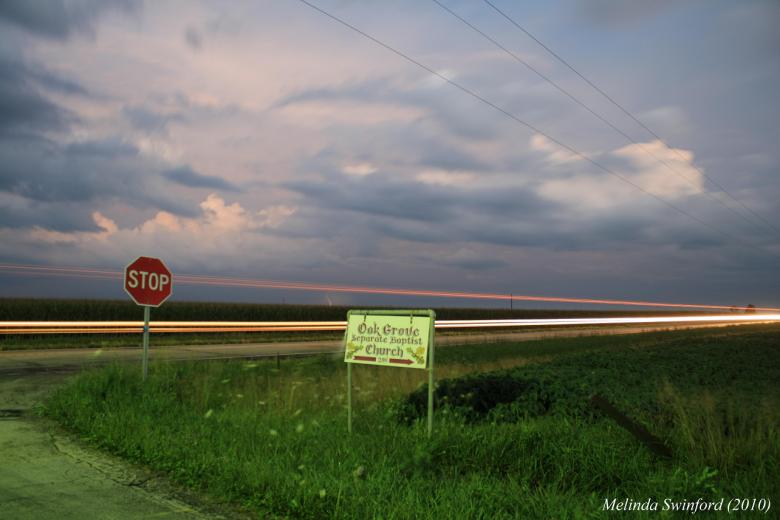 Free stock image of Car Light Trail &amp; T-Storm During Twi created by Melinda Swinford