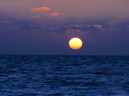 Sunset at the beach - Free Stock Photo