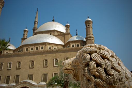 Lion Head Statue