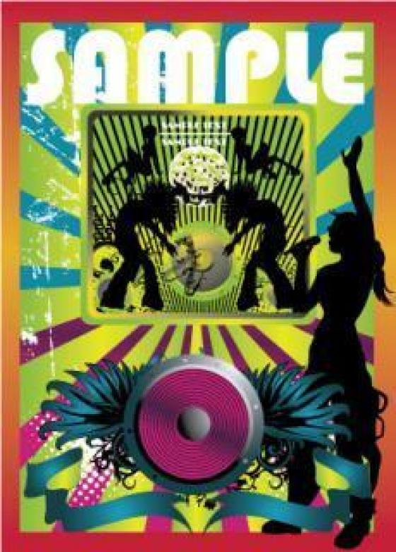 Free stock image of Modern disco vector illustration created by Designious