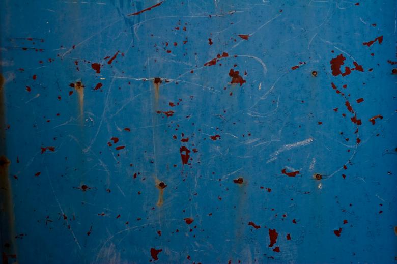 Free stock image of Rusty Blue Wall created by Bjorgvin