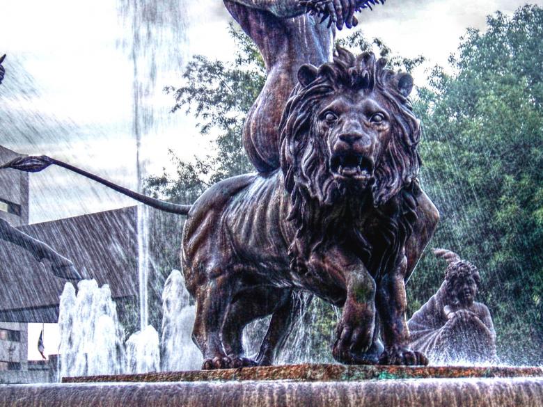 Free stock image of Lion Statue created by homero chapa