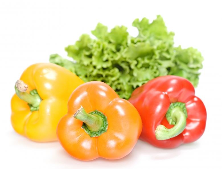 Free stock image of Lettuce and peppers created by 2happy