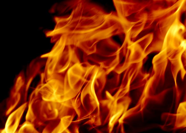 Free stock image of Fire on Black Background created by 2happy