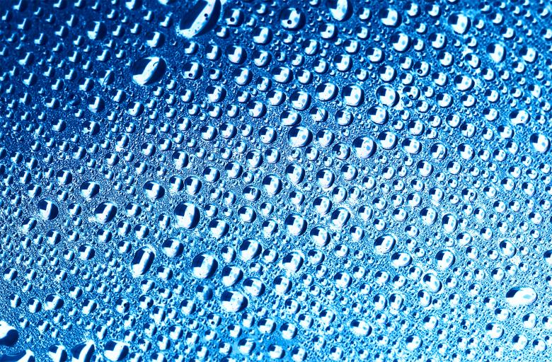 Free stock image of Light Blue water drops background created by 2happy