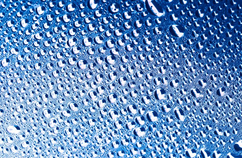 Free stock image of Blue water drops texture created by 2happy