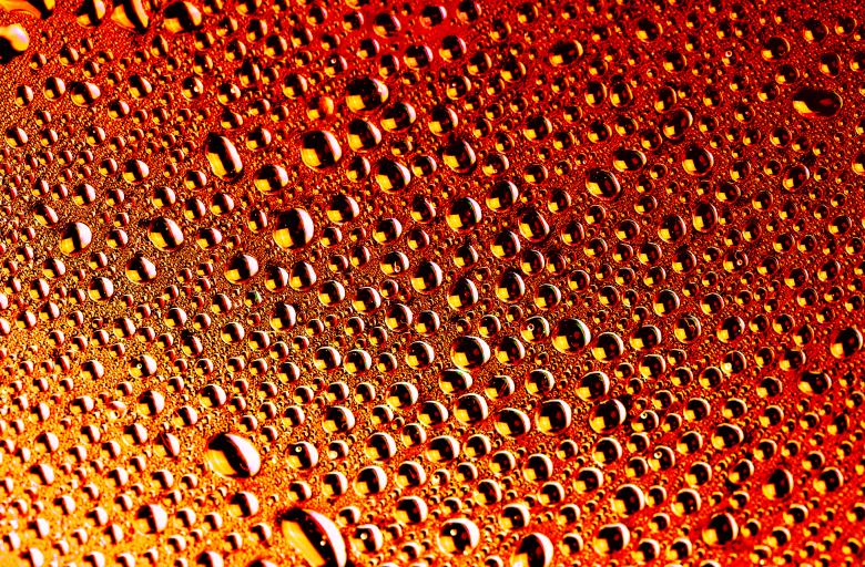 Free stock image of Red Gradient Water Drops Background created by 2happy