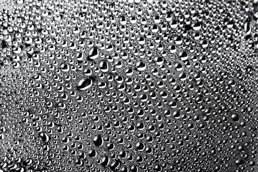 Free Stock Photo of Light gray water drops background