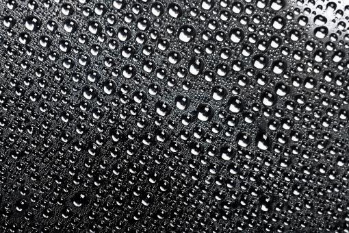 Free Stock Photo of Black and white water drops background
