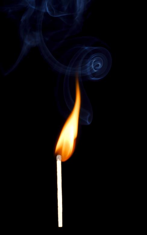 Free stock image of Blue Smoke and Lid Match created by 2happy