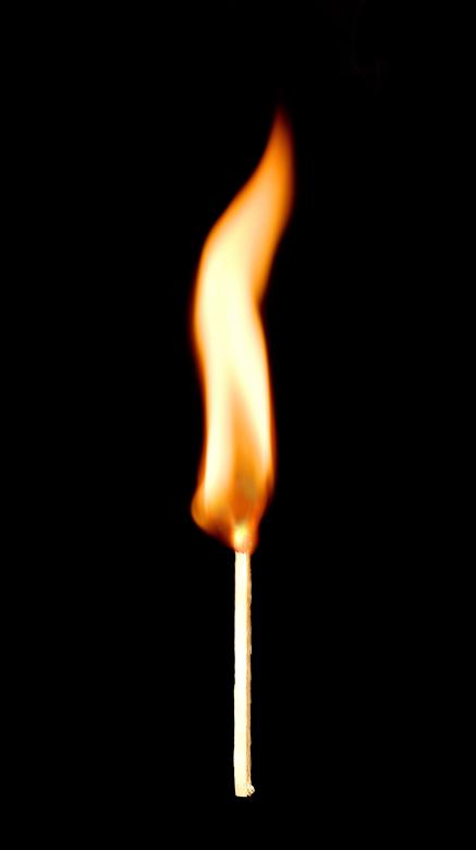 Free stock image of Match with Large Flame created by 2happy