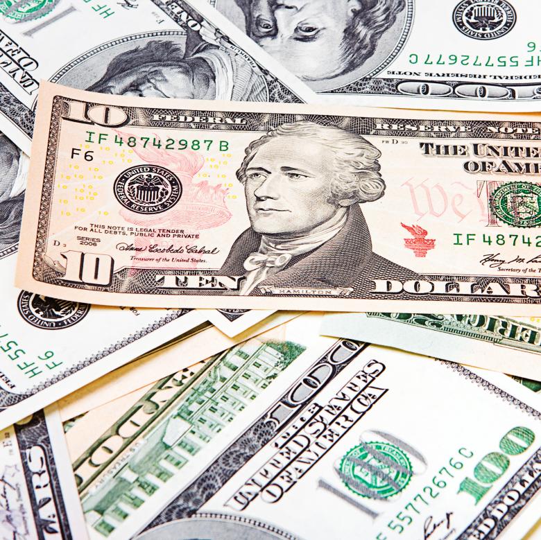 Free stock image of Ten and Hundred Dollar Bills created by 2happy