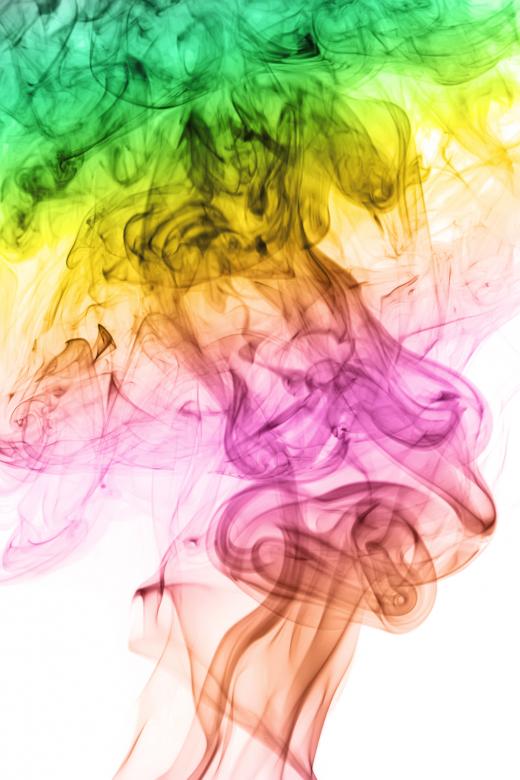 Free stock image of Colored Smoke on White created by 2happy