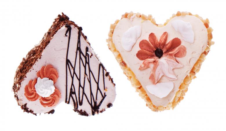 Free stock image of Heart Shaped Cakes created by 2happy