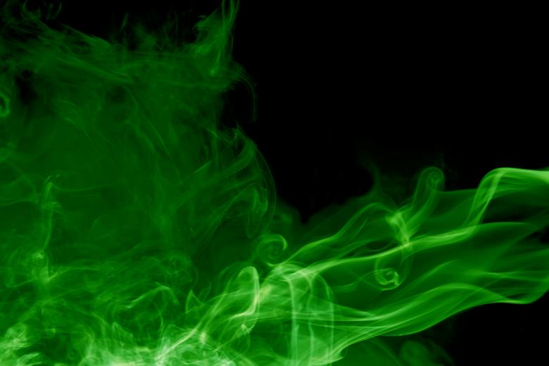 Free stock image of Green Smoke on Black created by 2happy