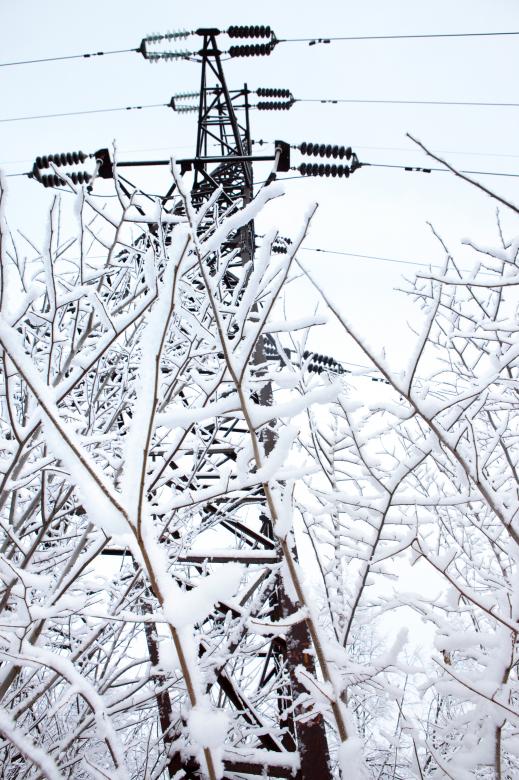 Free stock image of Icy Power Lines created by 2happy