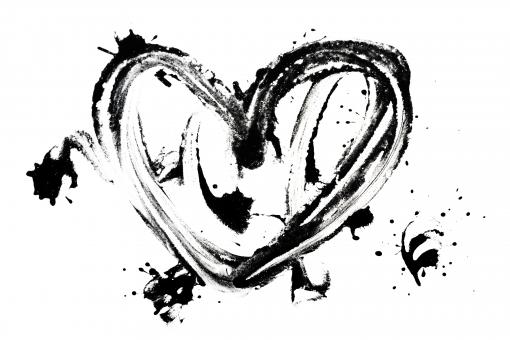 Free Stock Photo of Heart Stains