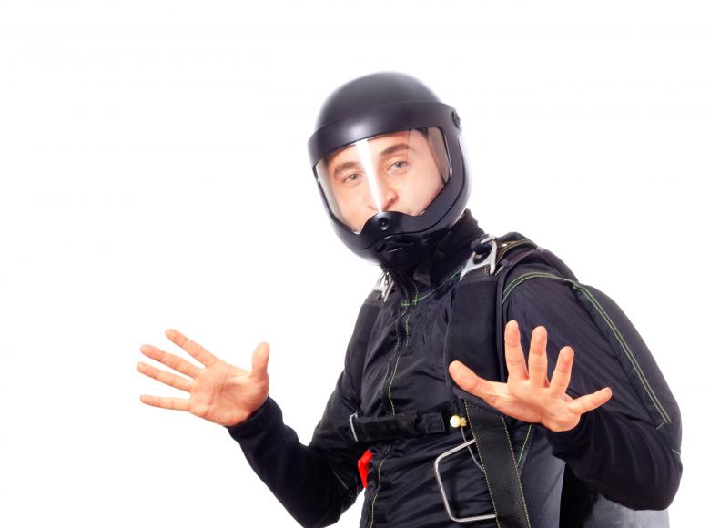 Free stock image of skydiver  created by 2happy