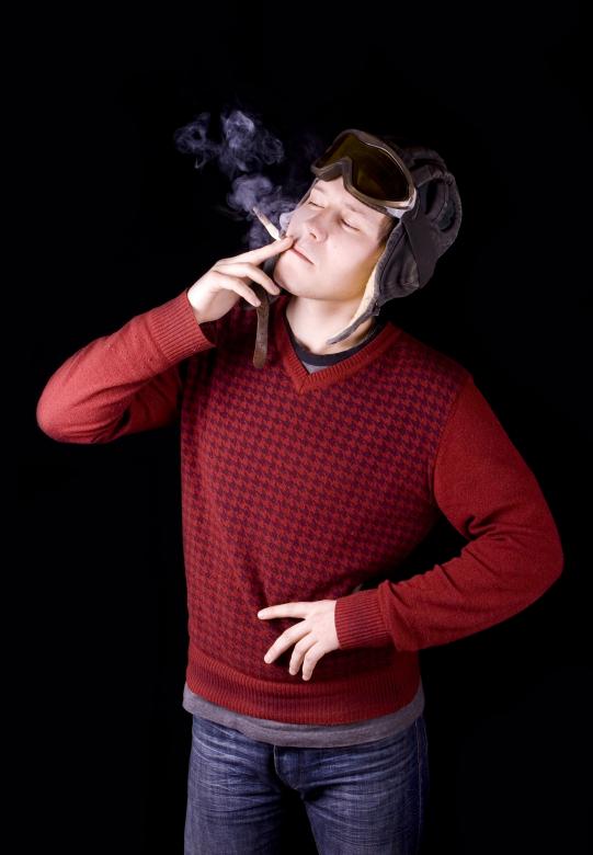 Free stock image of Man smoking created by 2happy