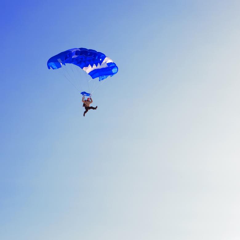 Free stock image of skydiver created by 2happy