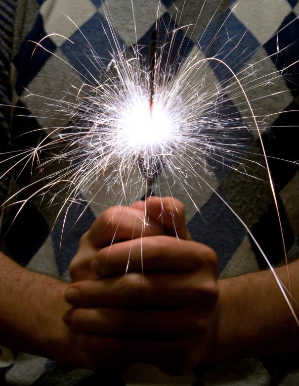 Free stock image of Sparkler  created by 2happy