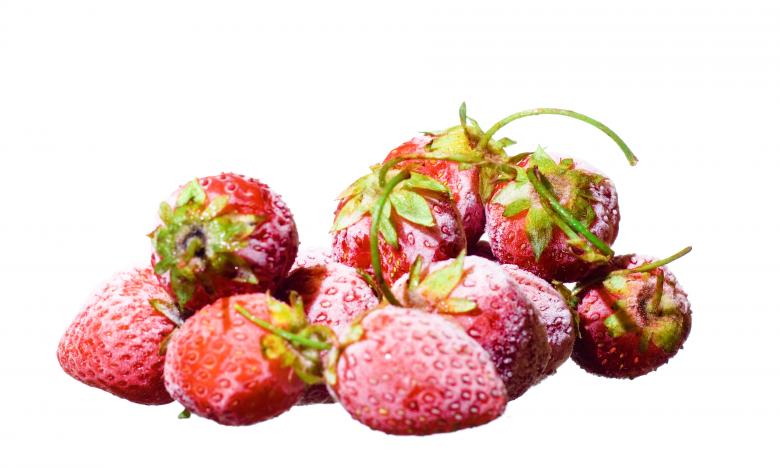 Free stock image of frozen Strawberry  created by 2happy