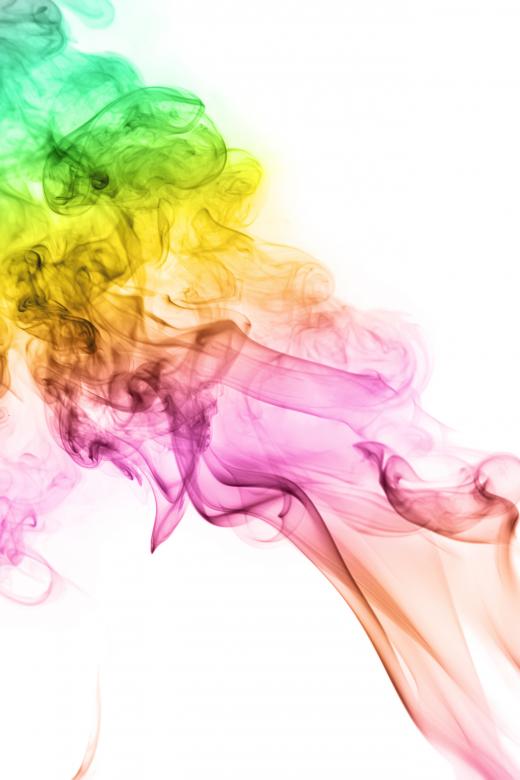 Free stock image of Multicolor Smoke - White Background created by 2happy