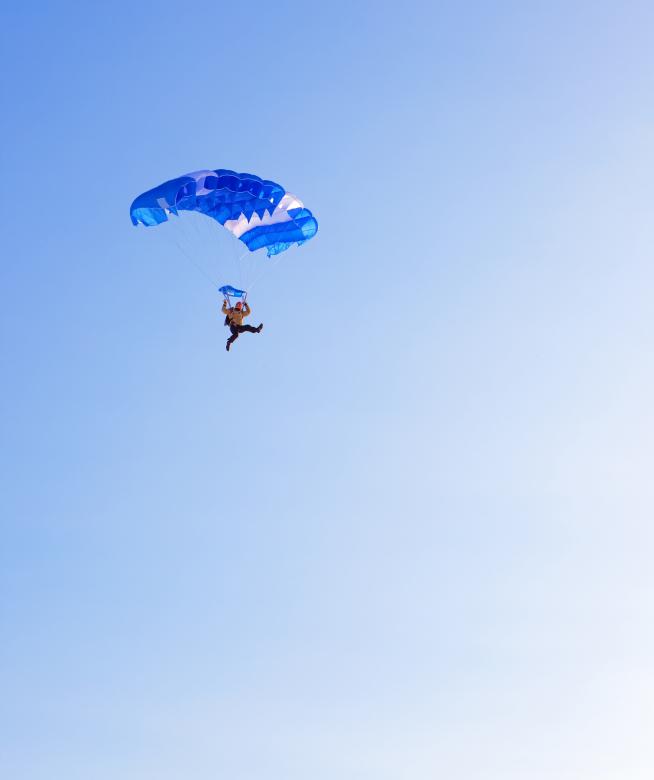 Free stock image of skydiver created by 2happy
