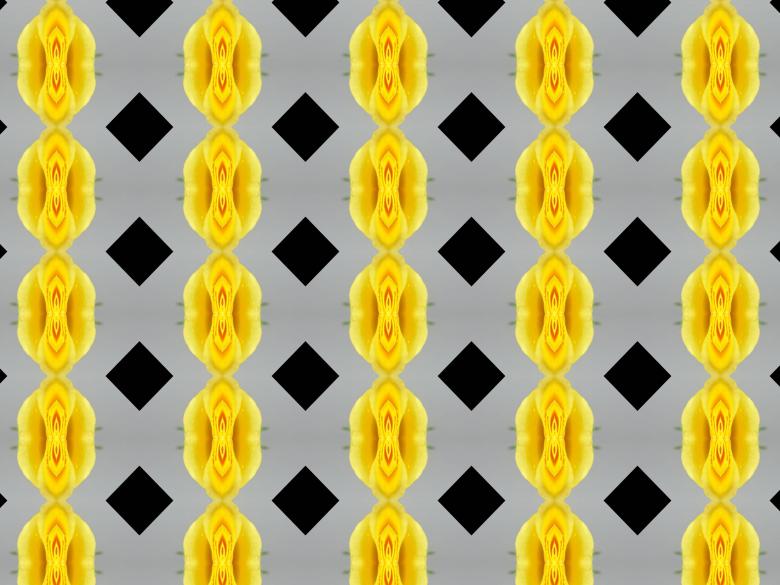 Free stock image of Black and yellow pattern created by Katrena Patterson