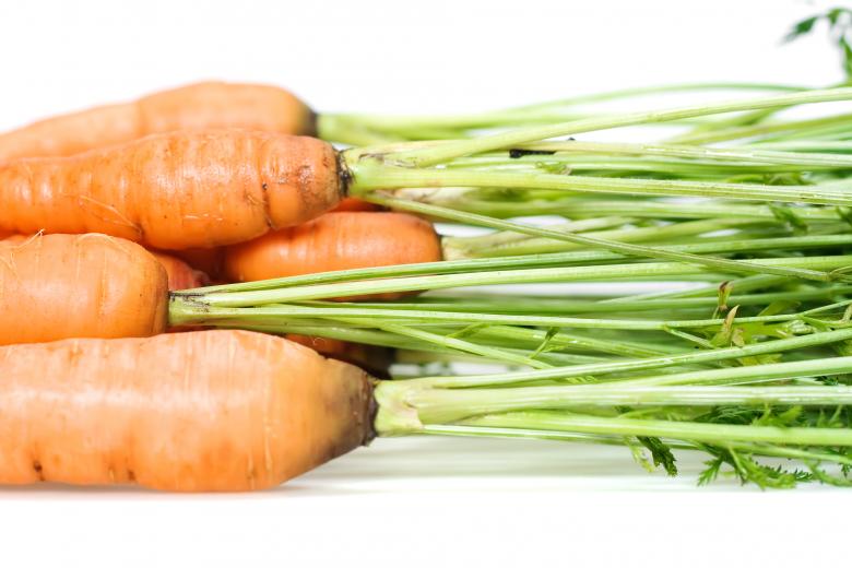Free stock image of Carrots on White created by 2happy