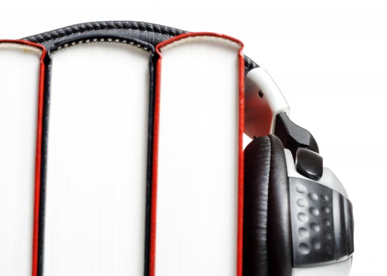 Free stock image of headphones and books created by 2happy