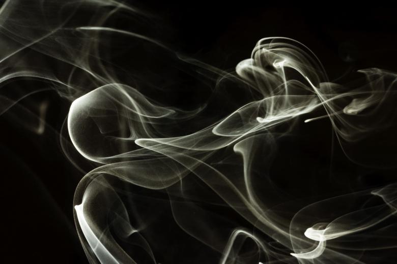 Free stock image of White Swirly Smoke on Black created by 2happy