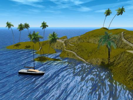 3D Island - Free Stock Photo