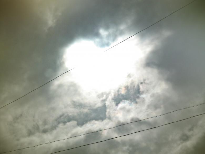 Free stock image of Heart in the sky created by Vlad