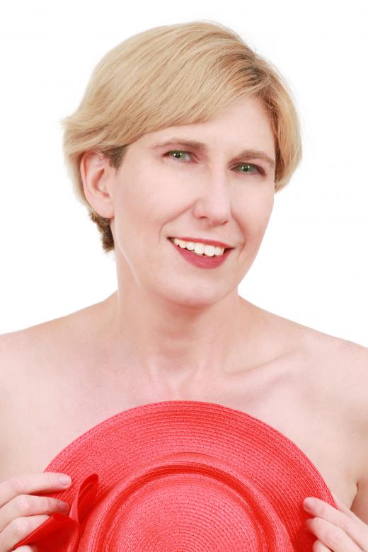Free stock image of Woman with red hat created by Val Lawless