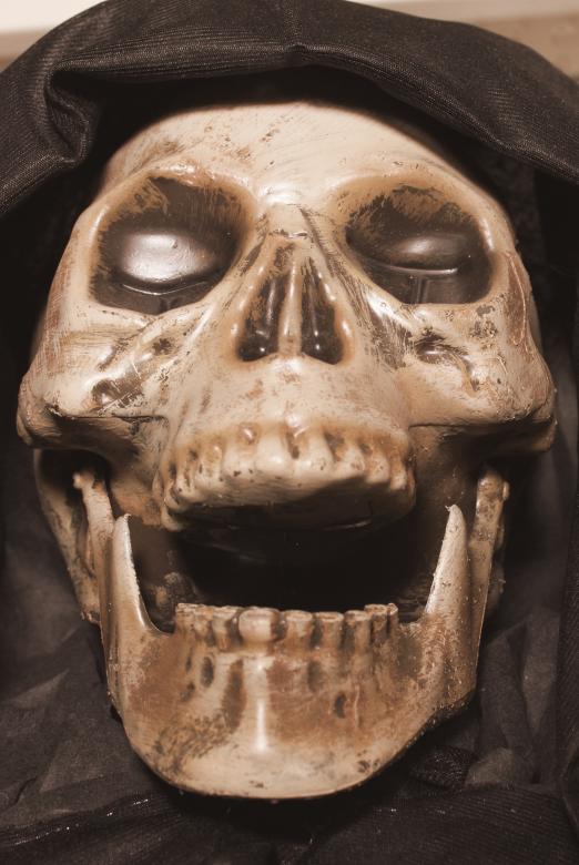 Free stock image of Scary skull created by Val Lawless