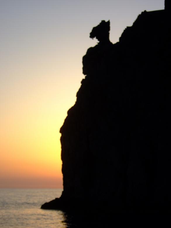Free stock image of Rock and sunset created by Barbara