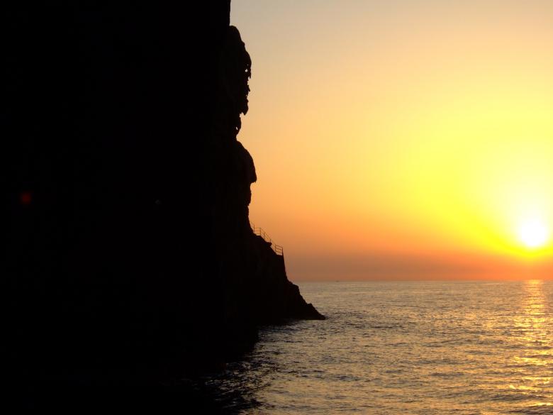 Free stock image of Rock and sunset created by Barbara