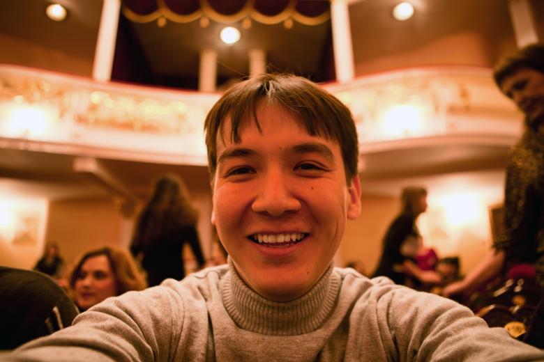 Free stock image of man in a theater created by 2happy