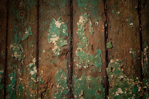 Gritty Paint on Wood - Free Stock Photo