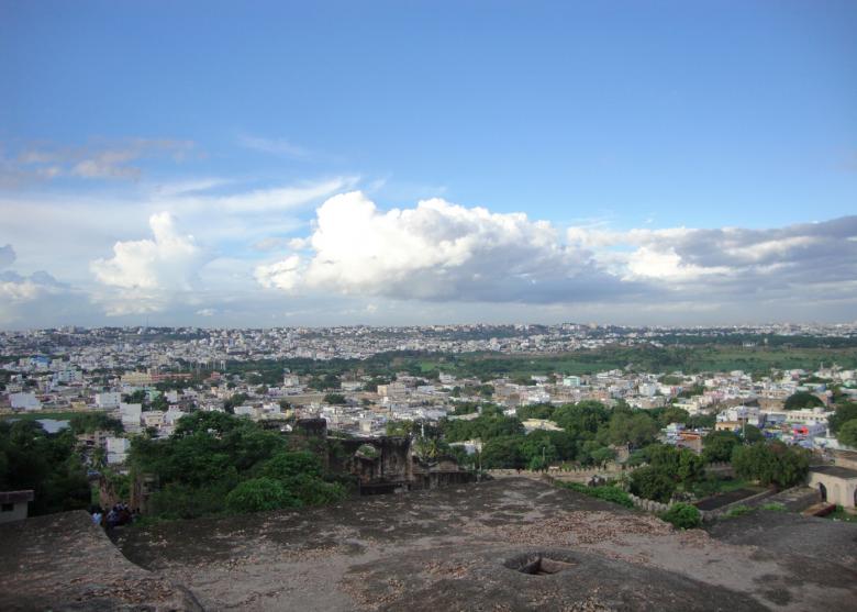 Free stock image of Blue Cloudy Sky View from Golconda created by Tona sam