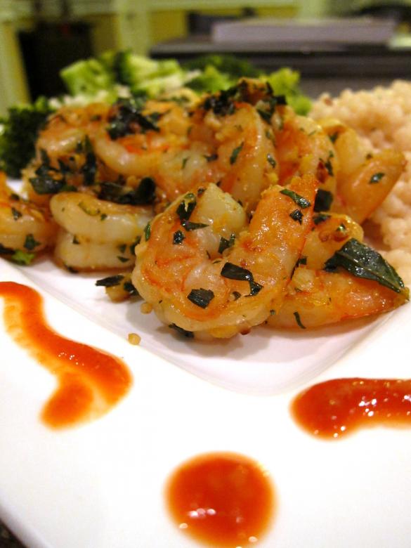 Free stock image of Garlic Chili Shrimp created by Brian